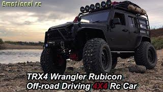 Traxxas TRX4 JEEP Wrangler Rubicon Off-road Driving 4X4 RC car