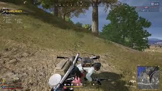 PUBG dead player goes flying