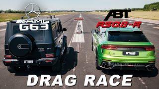 900PS Mercedes-AMG G63 vs. ABT RSQ8-R | DRAG RACE | Daniel Abt