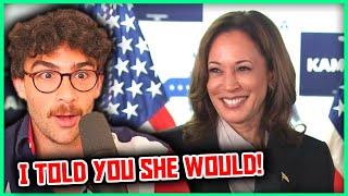 Kamala Harris is SURGING in the Polls | Hasanabi Reacts