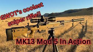 Mk13 Mod 5 in action - GWOTs most iconic sniper rifle!