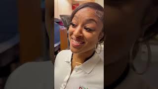 Kino goes off on 2 guys looking at her from behind while she at work! Candace & Ashley L. pull up