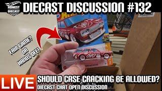 LIVE: DIECAST DISCUSSION #132 - IS IT OK TO CRACK CASES AND DISPLAYS IN STORES? / LIVE DIECAST CHAT