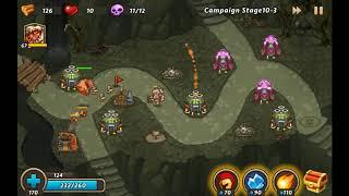 Castle Defense 2•[Level 10-3] Campaign-Hard|Stage#30|3 Stars[HD]•Black Rock Mountain