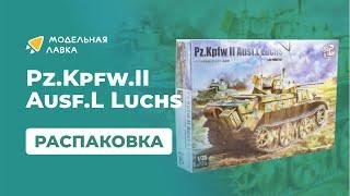 Сборная модель Pz.Kpfw.II Ausf.L Luchs Late Production. Распаковка