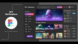 NFT Marketplace UI/UX Design Tutorial in Figma