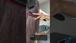 Keratin treatment on 4c hair #4chair #keratintreatment