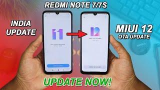 Install Official MIUI 12 Update On Redmi Note 7/7S Without Data Loss