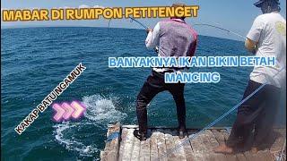 MABAR DI RUMPON PETITENGET !! BANYAKNYA IKAN BIKIN BETAH MANCING || MANCING MANIA BALI