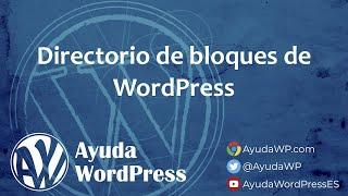 Directorio de bloques de WordPress