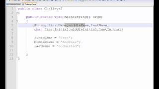 Java Tutorial - 4 - Strings and chars