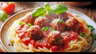 Spaghetti & Meatballs | Quick & Easy Recipes.Tomato Sauce Delights!