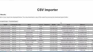 CSV Importer