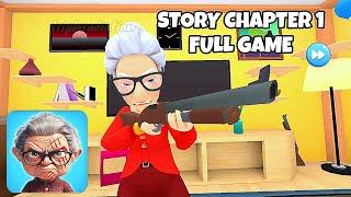 Cat chaos prankster full gameplay and granny have a shotgun android game mobile play store