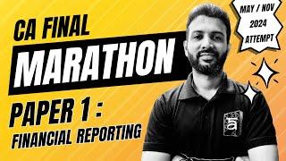 CA Final | Financial Reporting Marathon Revision & Questions | November 24 | English | CA Sandesh