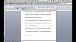 Inserting Footnotes in Word 2010 (Mac)