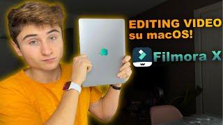 COME EDITARE VIDEO sul MAC a BASSO PREZZO! - Filmora X