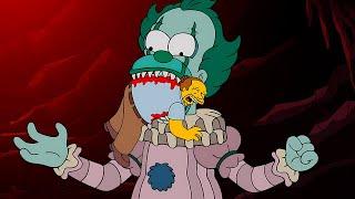 THE CLOWN IT INVADED THE SIMPSONS - TREEHOUSE OF HORROR