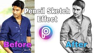 How to make PHOTO - Pencil Sketch Effect Using PICSART