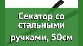 Секатор со стальными ручками, 50см (Росток) обзор 423555 производитель Зубр ОВК (Россия)