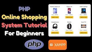 #01 Online Shop Using PHP, HTML & CSS | E-Commerce Website Project for beginners