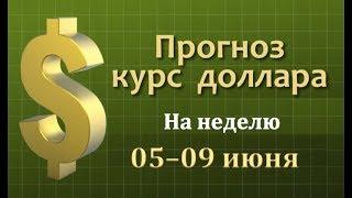 Прогноз КУРС ДОЛЛАРА на неделю с 5 июня по 9 июня 2017