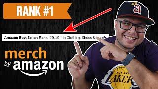 Rank #1 For Your Merch By Amazon Design - (SEO, Best Practices & Upload Design)