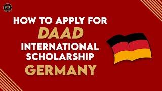 How to Apply for DAAD Scholarships 2022-2023 in Germany | Step By Step  Guide | Study in Germany