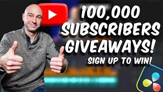 100K Subscribers GIVEAWAYS!  19 Items to WIN including 1 for EVERYONE!