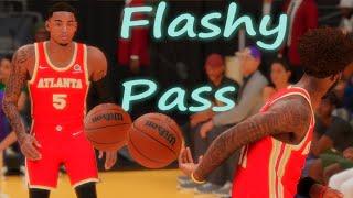 how to make flashy passes in nba 2k24?