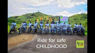 Ride For Safe Childhood | CHILDLINE India Foundation