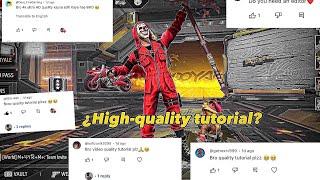 High Quality Tutorial [ Freefire ]