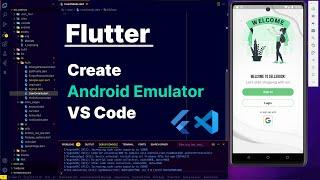 How to Set Up an Emulator For VSCode | Create Android & iOS Emulator in VS Code #flutter #emulator