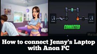 how to connect jenny's laptop with Anon PC | Summertime Saga Jenny's Laptop Password |Android Games