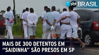 Mais de 300 detentos em "saidinha" são presos em São Paulo | SBT Brasil (29/12/23)