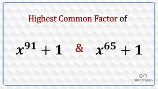 HCF of (x^91 + 1) and (x^65 + 1)