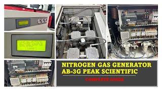 AB- 3G PEAK SCIENTIFIC Nitrogen Generator:  Repairing (Troubleshooting) Video.