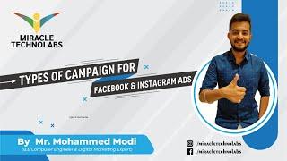 How many Types of CAMPAIGN's are there in Facebook & Instagram?