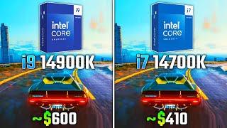 INTEL i9-14900K vs INTEL I7-14700K | Test in 6 Games