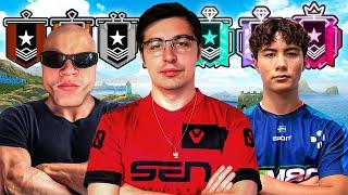 Shroud, Jynxzi & The BEST Siege Player vs EVERY Rank