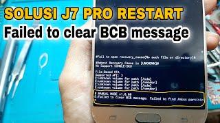 Samsung j7 pro E : Failed to clear BCB message: failed to find /misc partition