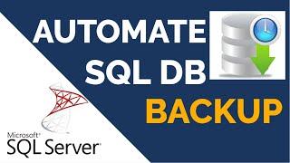 How to Automate SQL Server Database Backup | Database Shrink, Backup & Maintenance Task