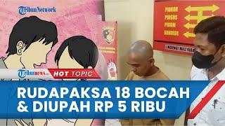 Pria di Palembang Rudapaksa 18 Anak Di Bawah Umur, Korban Diberi Upah Rp 5 Ribu Usai Berhubungan