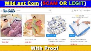 Wild ant Com Reviews (2023) - Is Wild-ant.Com Legit Or Scam Website? Watch To Know? |
