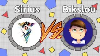 SIRIUS VS BIKSLOU! 1V1 DIEP.IO MATCH SANDBOX MODE! NEW UPDATE MOD!