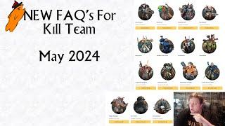 New FAQ's for Kill Team (May 2024)