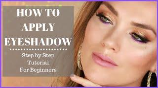 How to Apply Eyeshadow for Beginners Makeup Tutorial