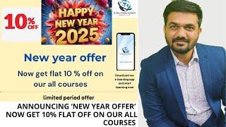 Announcing ‘New year offer’ announcement on our all courses