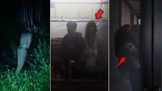 MERINDING ! Pria ini Gak Sadar Ketempelan Jin - 10 Video Penampakan Hantu Terjelas dan Seram