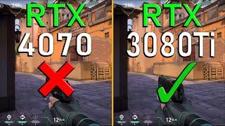 RTX 4070 vs RTX 3080Ti | 10 Games Tested | Tech MK